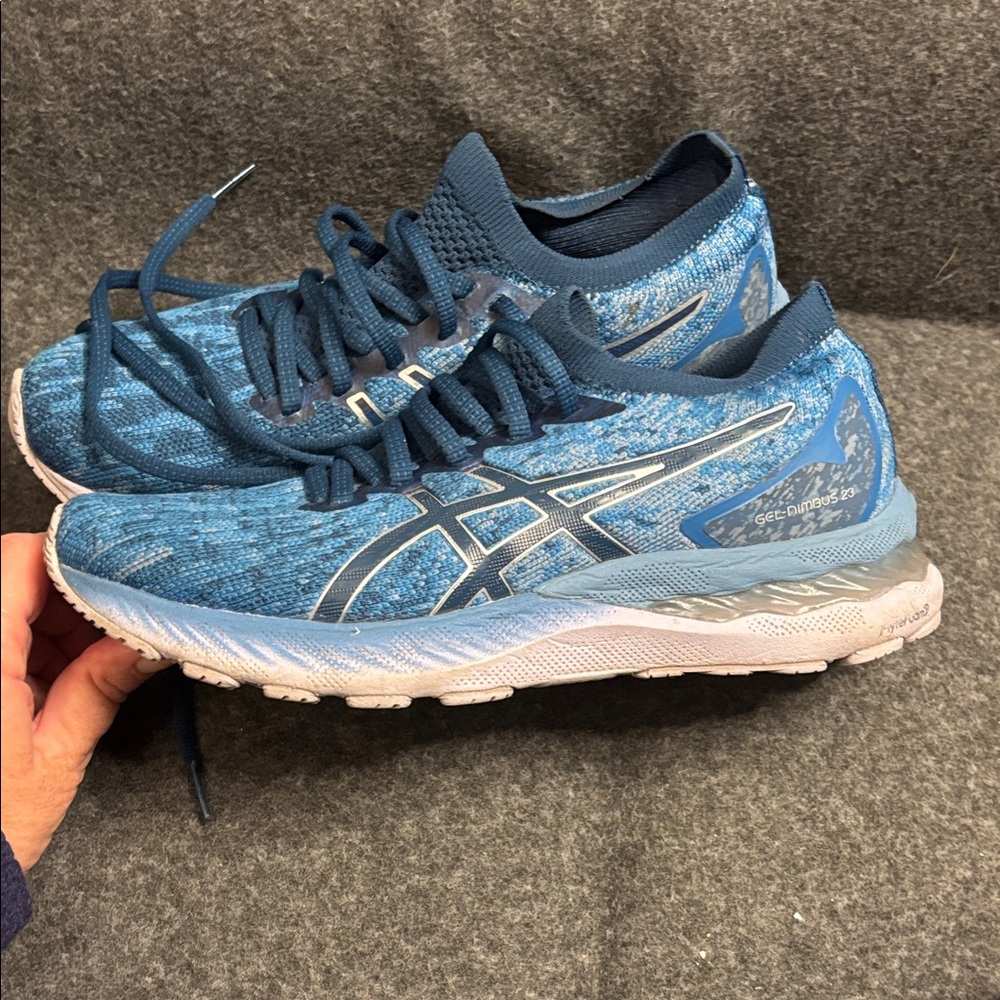 Asics Dynamic Blue Athletic Sneakers